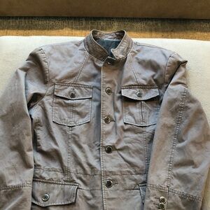 Kenneth Cole Reaction Gray Military Style Jacket Adult XL